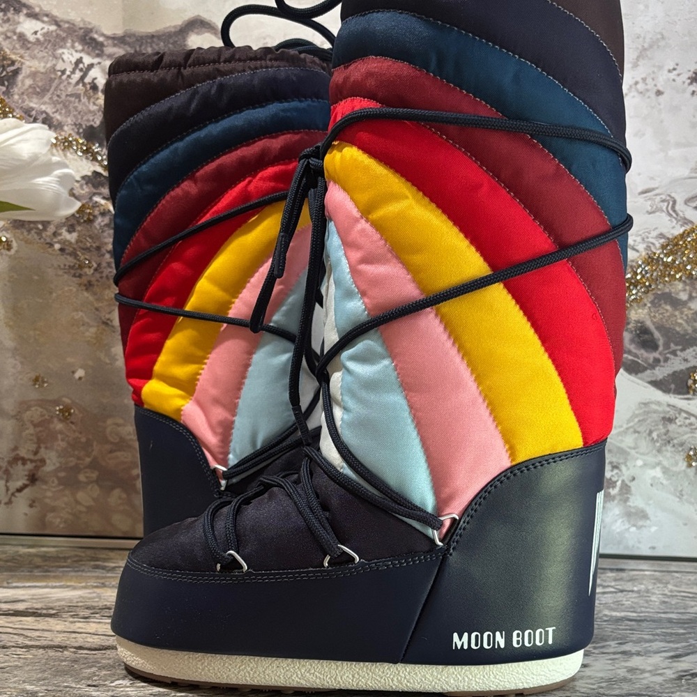 Moon Boot Women's Rainbow Winter Boots